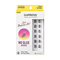 Cílios postiços KISS ImPress Lash Clusters Classy Natural