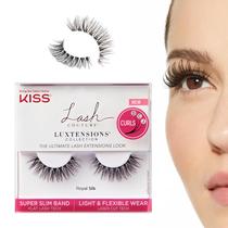 Cílios postiços KISS Lash Couture Luxtension 'Royal Silk' 10 mm