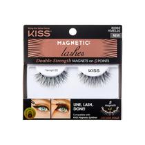 Cílios postiços KISS Magnetic Lashes Tempt 1 par preto