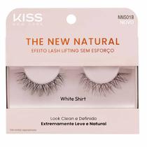 Cílios Postiços Kiss New York The New Natural White Shirt