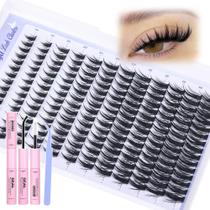 Cílios postiços LANFLOWER Spiky Manga Cluster 8-16 mm C Curve Cílios postiços LANFLOWER Spiky Manga Cluster 8-16 mm C Curve