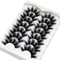 Cílios postiços Losha Lashes Fluffy Faux Mink 7 pares Cílios postiços Losha Lashes Fluffy Faux Mink 7 pares