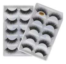 Cílios Postiços Mink 3D G506 - Kit 5 Pares