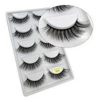 Cílios Postiços Mink 3D Luxo - 5 Pares Cílios Postiços Mink 3D Luxo - 5 Pares