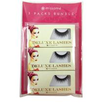 Cílios Postiços Missamé DIVA Deluxe Beauty - 3 Pares