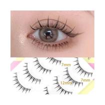 Cílios Postiços Naturais Soft Dream Deer 0.14mm Com Base Transparente Em Forma De V Tipo Mink