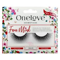 Cílios Postiços One Love Faux Mink Efeito 3D Sem Nó