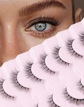 Cílios postiços Onlyall Natural Lashes Wispy Look 7 pares D1