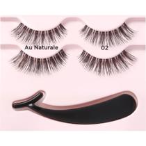 Cílios Postiços Pacote Duplo Naturale 02 + Aplicador Kiss Cílios Postiços Pacote Duplo Naturale 02 + Aplicador Kiss