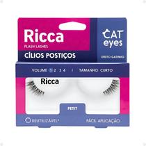 Cílios Postiços Ricca Belliz Cat Eyes Petit Vol:1 Curto Cód.2698 Cílios Postiços Ricca Belliz Cat Eyes Petit Vol:1 Curto Cód.2698