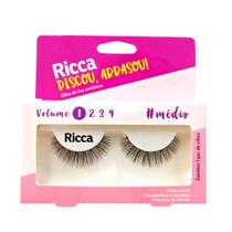 Cílios Postiços Ricca Belliz Piscou,arrasou Vol:1 Médio Cód.2672