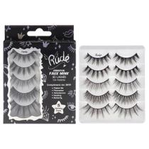 Cílios Postiços Rude Cosmetics Essential Faux Mink 3D 5 Pares Cílios Postiços Rude Cosmetics Essential Faux Mink 3D 5 Pares