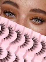 Cílios Postiços Siligli Natural Cat Eye 15mm - 7 Pares