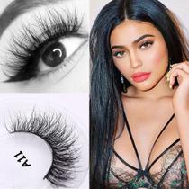 Cílios postiços Veleasha Lashes 100% Real Mink 3D Natural