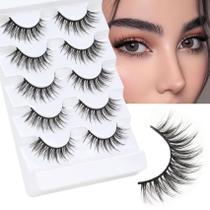 Cílios postiços Veleasha Lashes 5D Faux Mink, pacote de 5 pares G2 Cílios postiços Veleasha Lashes 5D Faux Mink, pacote de 5 pares G2