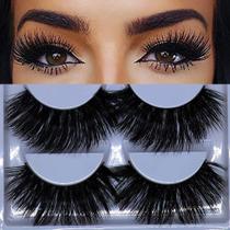 Cílios postiços Xuanli 3D Mink Lashes Natural Fluffy 25 mm (K02) Cílios postiços Xuanli 3D Mink Lashes Natural Fluffy 25 mm (K02)