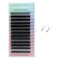 Cílios Y Para Volume Brasileiro 0.07 D Mix de 8mm a 15mm - Nagaraku