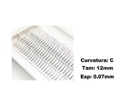 Cilios Yelix Tufos 3D Volume Russo 0.07 - Tam 12mm Cilios Yelix Tufos 3D Volume Russo 0.07 - Tam 12mm