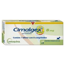 Cimalgex 8mg 8 Comprimidos Vetoquinol Para Cães