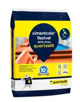 Cimentcola Flexível ACIII Cor: Branco 20kg - QUARTZOLIT