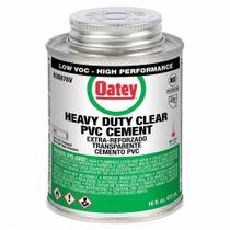 Cimento adesivo de PVC transparente Oatey 473 ml