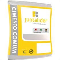 Cimento Comum Cinza Juntalider 1Kg - Kit C/20