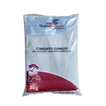 Cimento CPII 1kg SampaFlex Embalagem Econômica Construção Reformas Artesanato Estrutural Argamassa
