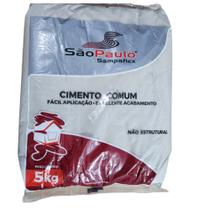 Cimento CPII SampaFlex 5kg Cimentinho Reparo Construção Reformas Argamassa Econômico