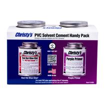 Cimento de PVC adesivo Christy's Red Hot Blue Glue, pacote de 237 ml