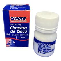 Cimento De Zinco Coroa Provisório Pivô Pó Claro 28g Sswhite