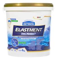 Cimento Elástico Azul Piscina 4kg Impermeável Elastment