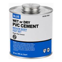 Cimento para PVC SUPPLYGIANT 946 ml Azul de Secagem Rápida Baixo VOC Cimento para PVC SUPPLYGIANT 946 ml Azul de Secagem Rápida Baixo VOC