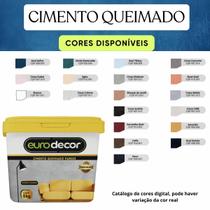 Cimento Queimado 5kg Parede Pronto Para Reboco Gesso Concreto MDF Azulejos Superficies Metálicas