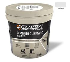 Cimento Queimado Ceramfix Platina 5kg