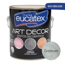 Cimento Queimado Eucatex Efeito Perolizado Cromium 3,7kg