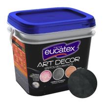 Cimento Queimado Eucatex Efeito Perolizado Diamante Negro 3,7kg Cimento Queimado Eucatex Efeito Perolizado Diamante Negro 3,7kg