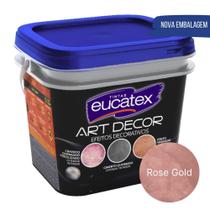 Cimento Queimado Eucatex Efeito Perolizado Rose Gold 3,7kg