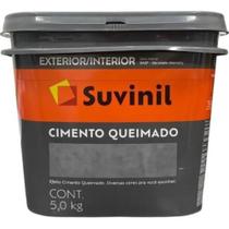 Cimento Queimado Para Paredes 5 Kg Suvinil - Suvinil