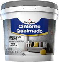 Cimento Queimado Paredes&Pisos Sinteplast 25kg Exterior/ Interior