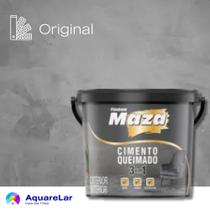 Cimento Queimado Piso Maza 3x1 Original 5,6Kg Cimento Queimado Piso Maza 3x1 Original 5,6Kg