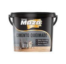 Cimento Queimado Platina Massa Pronta Para Parede Maza - 5,6kg Cimento Queimado Platina Massa Pronta Para Parede Maza - 5,6kg