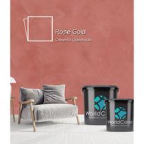 Cimento Queimado Rose Gold 5 kg World Colors