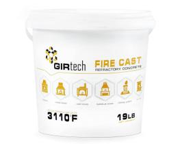 Cimento refratário GirTech FireCast 19 libras 1400C resistente ao calor