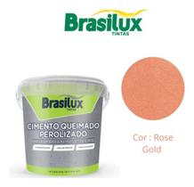 Cimentoqueimado perolizado rose gold 3kg brasilux