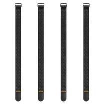 Cinch Straps Trilancer Elastic de 32 cm x 5 cm com pacote antiderrapante com 4