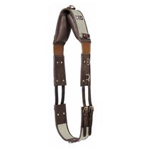 Cincha de Treinamento para Cavalo Henri de Rivel em Couro Cinza Cincha de Treinamento para Cavalo Henri de Rivel em Couro Cinza