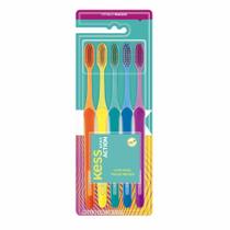 Cinco Escovas Dentais Kess Basic Action Macias