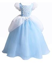 Cinderela Vestido Princesa Fantasia Halloween Festa Dress up