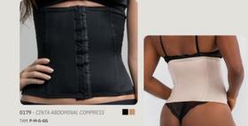 Cinta abdominal compress cetinet com barbatanas