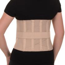 Cinta Abdominal Elástica Em X Com Hastes Duralumínio Bege Cinta Abdominal Elástica Em X Com Hastes Duralumínio Bege